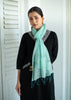 Seafoam Sparkle Detailed Scarf (10701258817729)