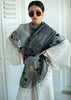 Graphite Bloom Beaded Scarf (10701258719425)
