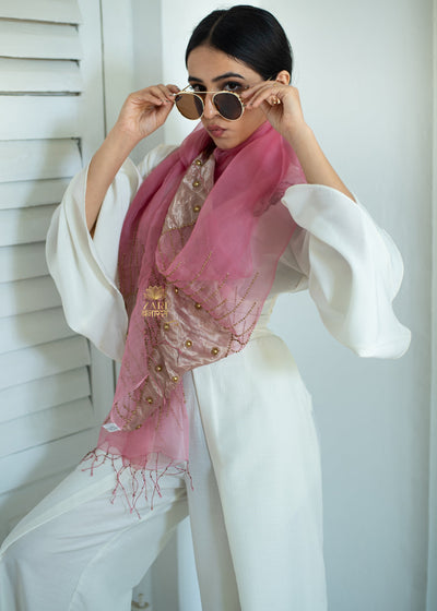 Rosebud Weave Detailed Scarf (10701257932993)