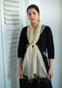 Moonlit Lattice Silk Scarf (10701257572545)