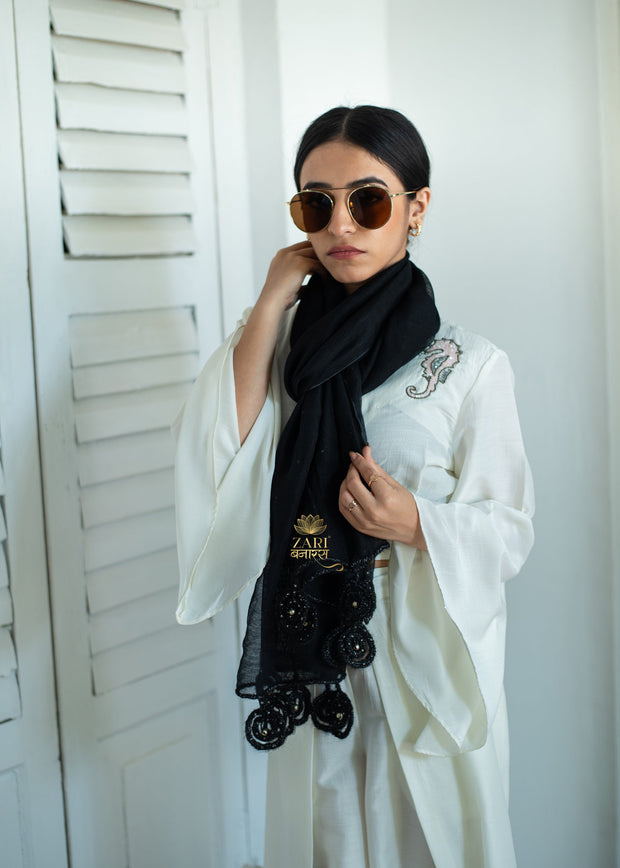 Starlight Stone Silk Scarf (10701257277633)