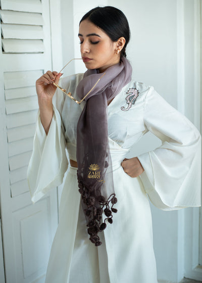 Silken Dusk Dual Shade Scarf (10701257048257)