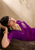 Rich Purple Woven Soft Silk Saree