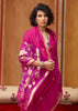 Princess Pink Woven Cotton Silk Saree