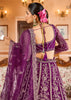 Regal Violet Embroidered Net Lehenga