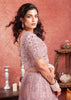 Blushing Pink Net Embroidered Bridal Lehenga