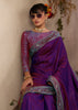 Deep Purple Woven Kanjivaram Silk Saree