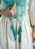 Azure Shell Song Silk Scarf (10701255442625)