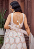 Pearl White Embroidered Net Lehenga