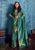 Tropical Green Banarasi Silk Saree