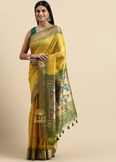 ZB-VNW-PAITHANI-TULSI-YELLOW (10644907327681)