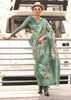 Saga Green Woven Banarasi Tissue Silk Saree