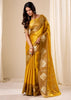 Golden Yellow Woven Tissue Silk Saree