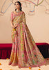 Blush Pink Designer Embroidered Saree
