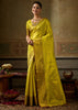 Apple Green Woven Kanjivaram Silk Saree