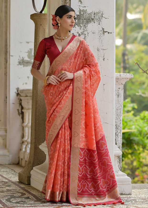 SUNDARI_IKKAT_ORANGE (10651885895873)