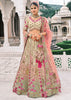 Off White Heavy Embroidered Designer Lehenga