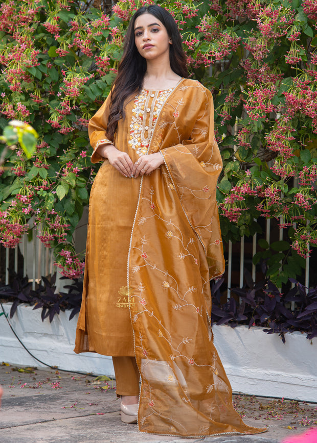 Marigold Yellow Thread Suit (10702849441985)