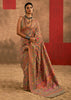 Khaki Brown Woven Kashmiri Jamewar Silk Saree