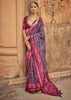 Radiance Purple Printed Patola Saree
