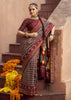 Tibetan Red Printed Patola Silk Saree