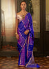 Bright Purple Rangkat Satin Silk Saree