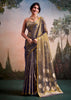 Golden Green Woven Tissue Silk Saree