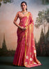Blush Pink Woven Tissue Silk Saree