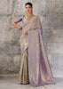Pastel Voilet Woven Kanjivaram Silk Saree