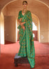Medium Green Printed Patola Silk Saree