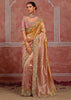 Pastel Pink Embroidered Designer Saree