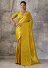 Yellow Woven Kanjivaram Silk Saree