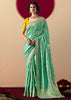 Jade Green Woven Banarasi Silk Saree