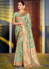 Fair Green Woven Banarasi Silk Saree With Brocade Blouse