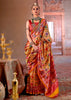Golden Yellow Printed Patola Silk Saree