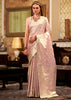 Delight Pink Woven Banarasi Sain Silk Saree