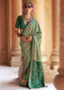 Fair Green Printed Patola Silk Saree