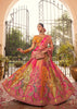Multicolour Banarasi Silk Embroidered Lehenga
