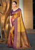 Rich Gold Dual Tone Woven Banarasi Silk Saree