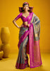 Teal Green Banarasi Silk Saree