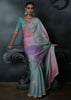 Multicolour Embroidered Designer Saree