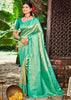 Mint Green Woven Kanjivaram Silk Saree