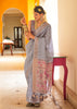 “Exclusive Offer” : Smoky Grey Woven Banarasi Tussar Silk Saree