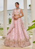 Light Pink Embroidered Designer Lehenga