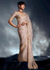 Lilac Purple Designer Silk Saree
