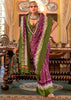 Magic Purple Printed Patola Silk Saree