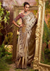 Rich Golden Embroidered Designer Saree