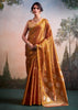 Marigold Yellow Woven Tissue Silk Saree