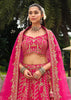 Hot Pink Heavy Embroidered Stitched Designer Lehenga