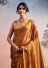Marigold Yellow Woven Tissue Silk Saree